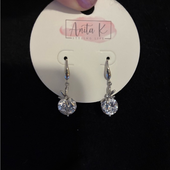 Crystal drop earrings - Picture 1 of 2